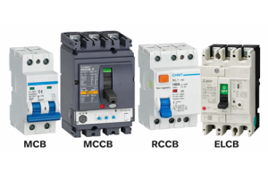 MCB vs MCCB vs RCCB vs ELCB: 완전한 비교 가이드