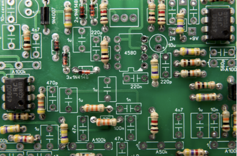 Figure 8. Fixed Resistors on a Circuit Board
