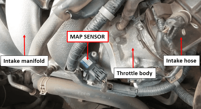 Location of the MAP Sensor 