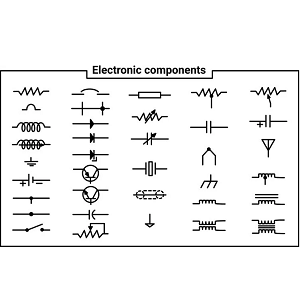 Electronic Component Schematic Symbol
